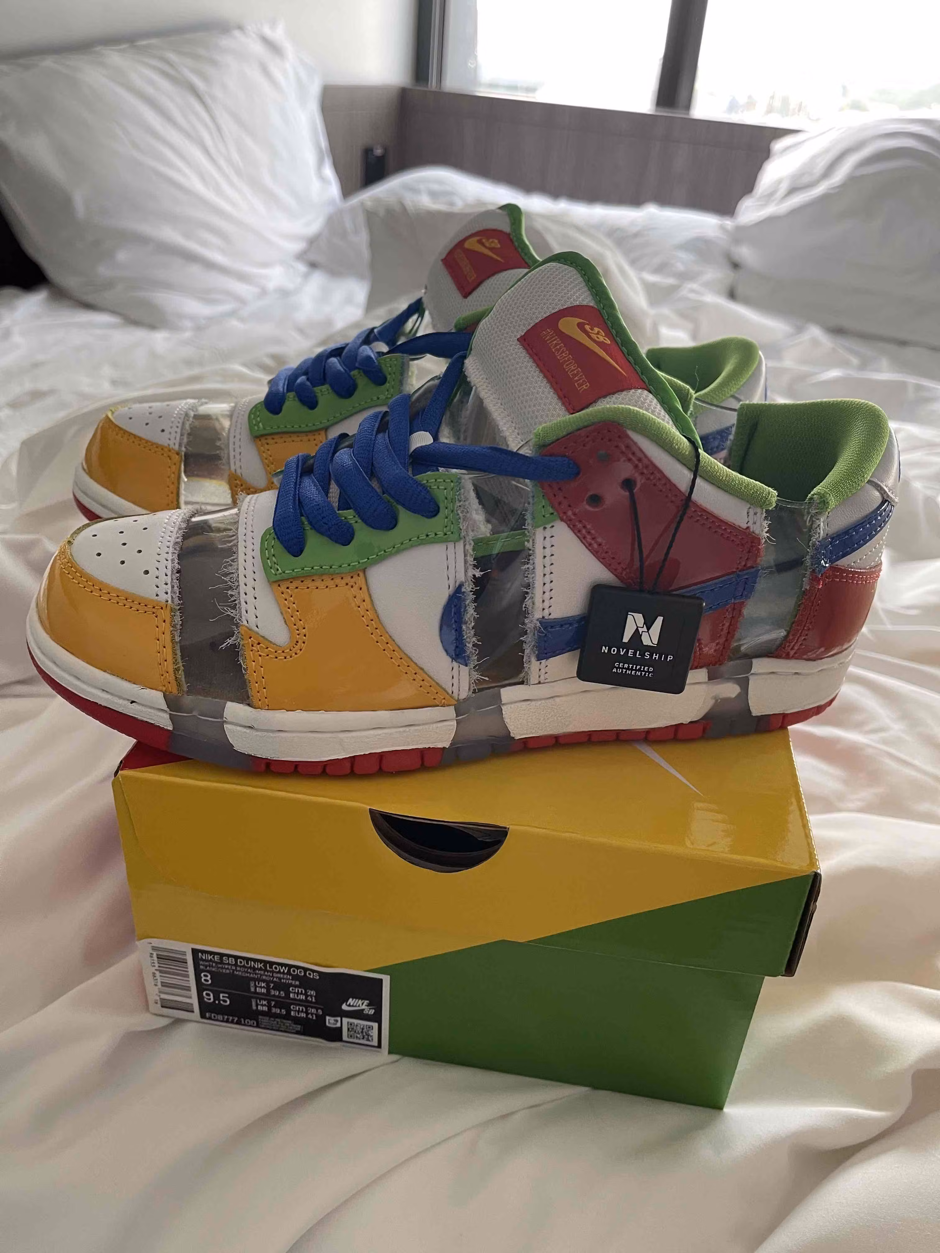 eBay x Nike SB Dunk Low 'Sandy Bodecker' FD8777-100 eBay x Nike SB Dunk Low 'Sandy Bodecker' FD8777-100